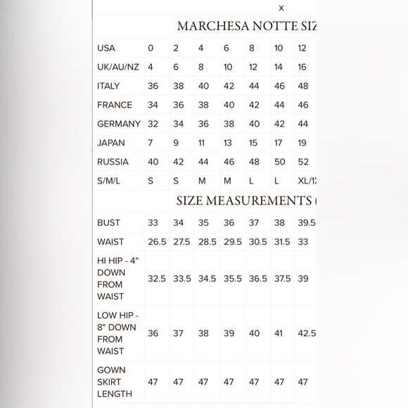 Marchesa Notte Watercolor Printed Tulle Gown - Picture 9 of 9